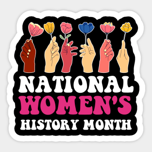 National Women's History Month Womens History Month 2024 Sticker